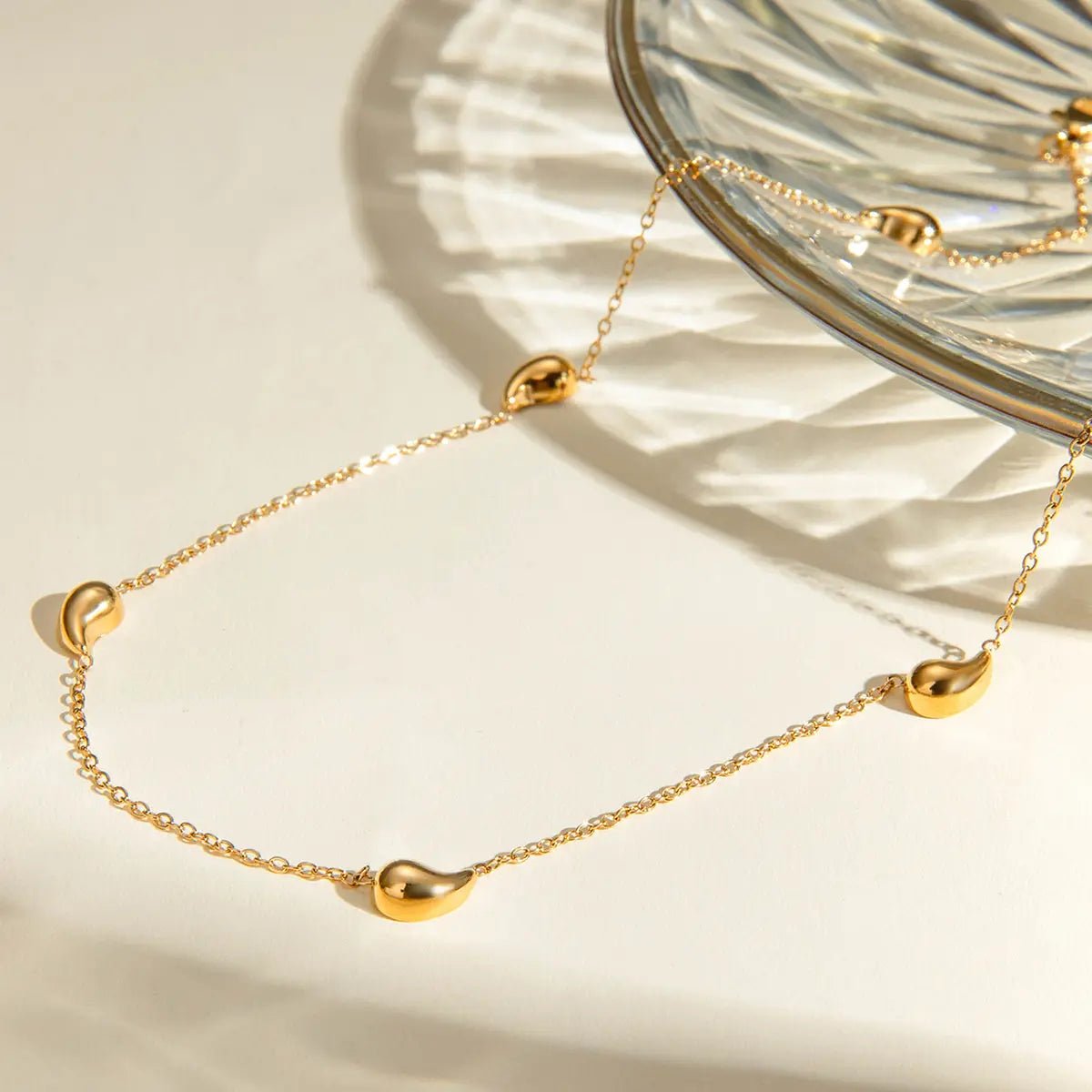 18K Gold-Plated Necklace - Celeste Accessories/Jewelry
