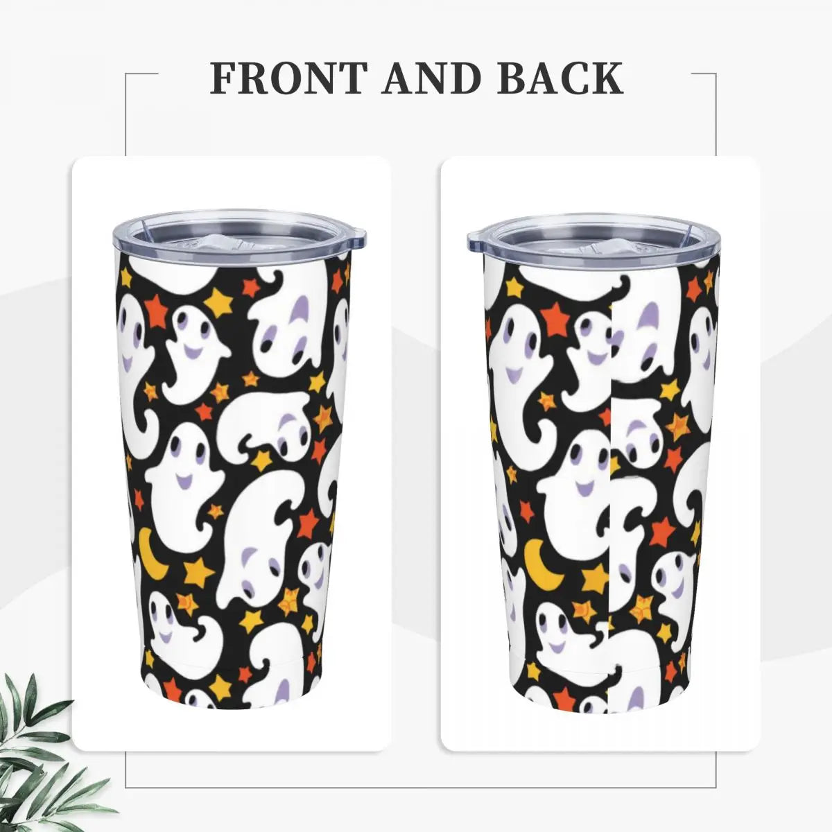 Halloween Ghost Stainless Steel Tumbler