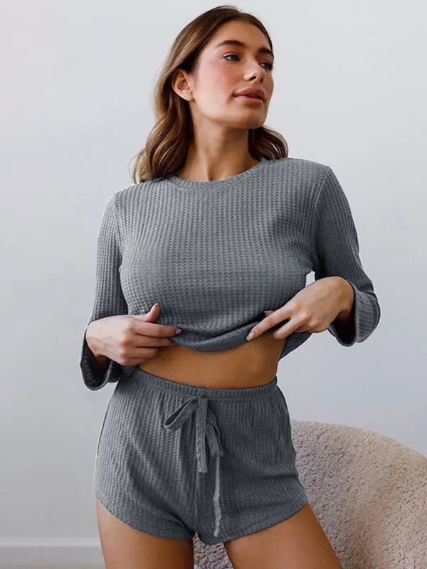 Autumn - 2-Piece Pajama Set - Celeste