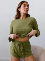 Autumn - 2-Piece Pajama Set - Celeste    