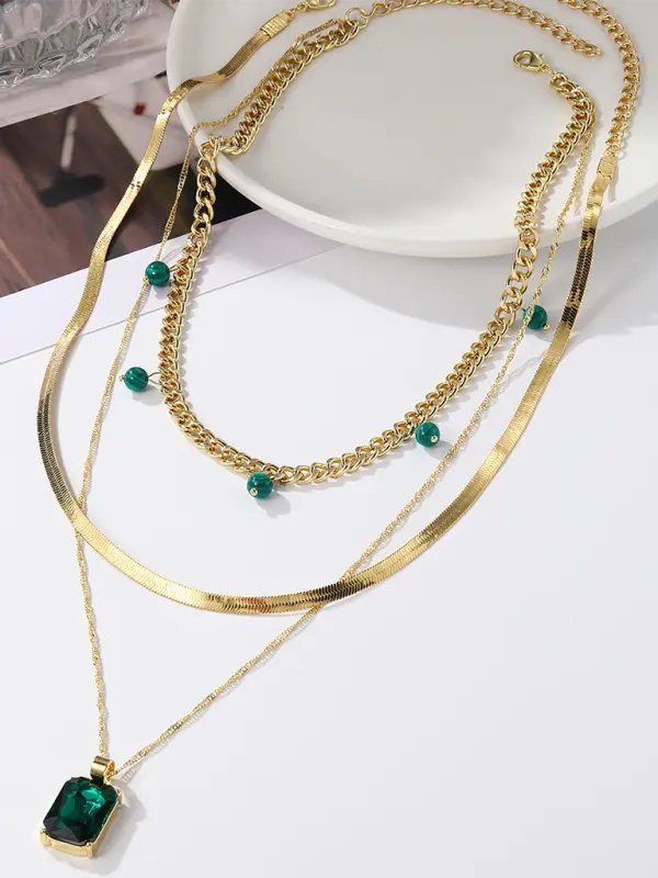 Calliope - Star Multi-Layer Necklace - Celeste