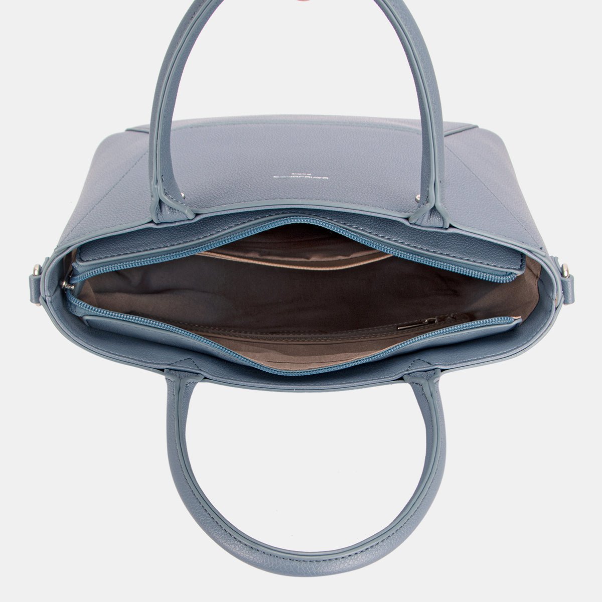 David Jones PU Leather Handbag - Celeste