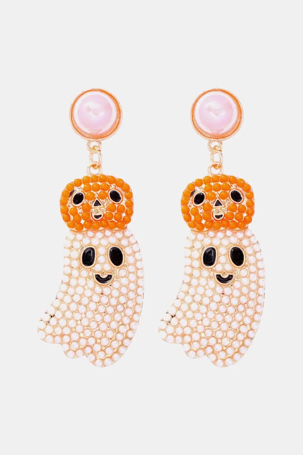 Halloween Ghost Shape Dangle Earrings - Celeste