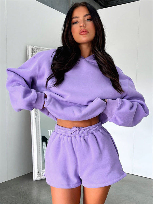 Sweater and shorts set - ladies