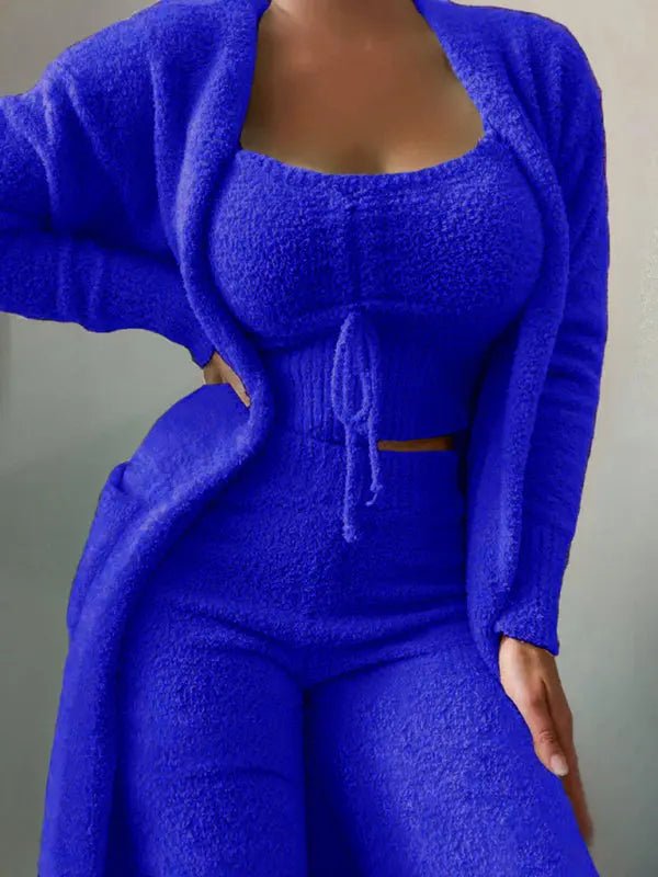 Libertas - 3-piece Luxe PJ Set - Celeste