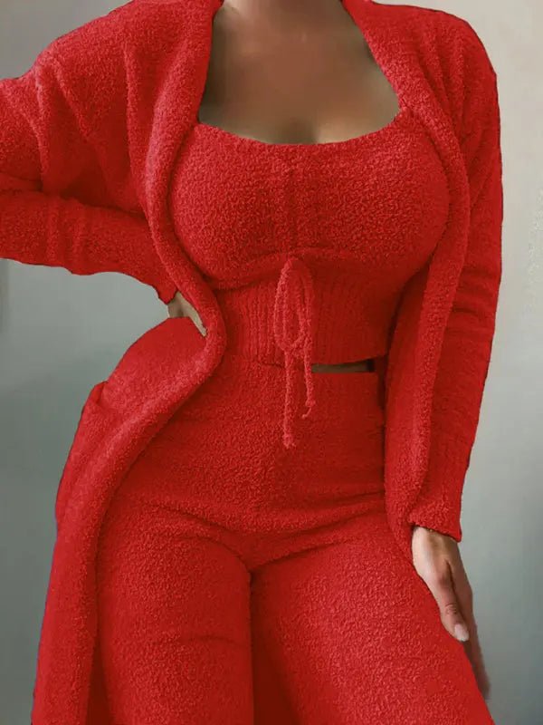 Libertas - 3-piece Luxe PJ Set - Celeste