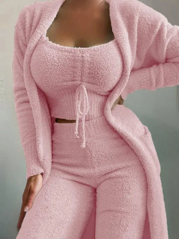 Libertas - 3-piece Luxe PJ Set - Celeste