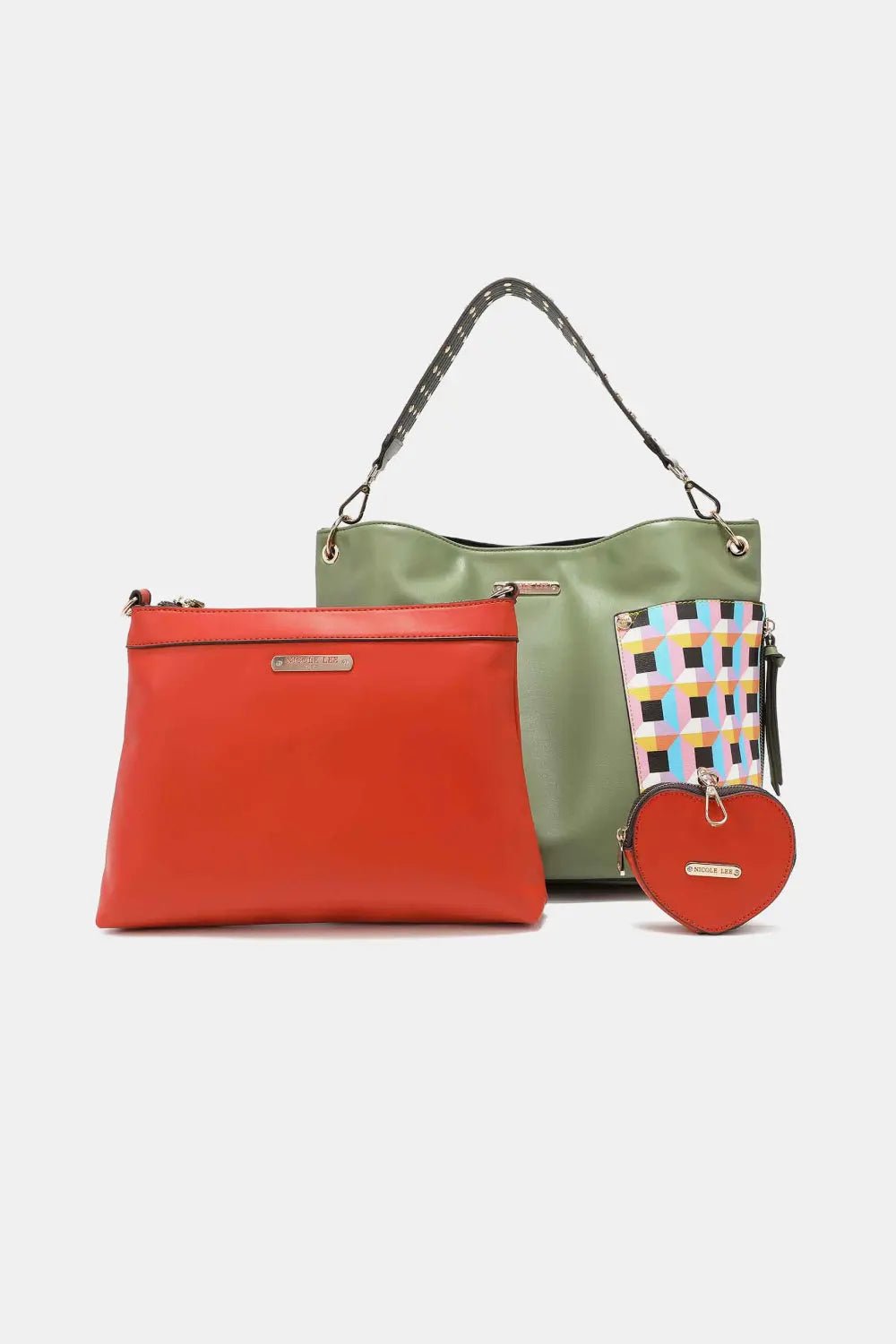 Nicole Lee USA Quihn 3-Piece Handbag Set - Celeste