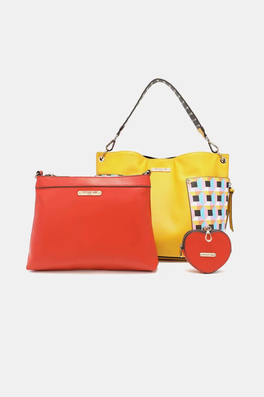 Nicole Lee USA Quihn 3-Piece Handbag Set - Celeste