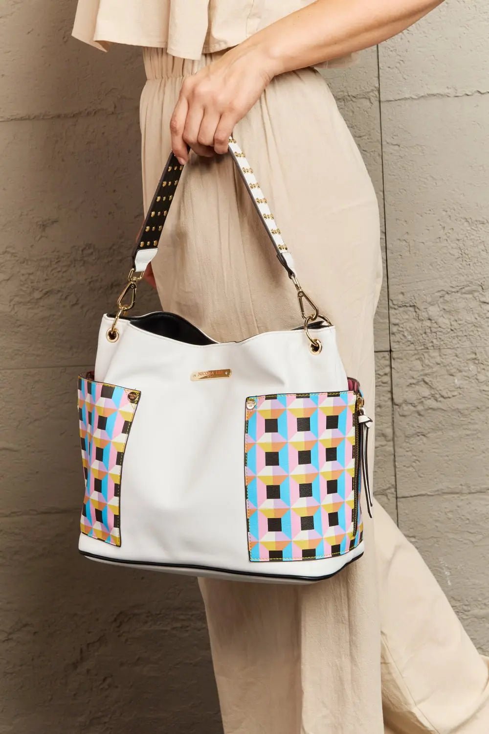 Nicole Lee USA Quihn 3-Piece Handbag Set - Celeste