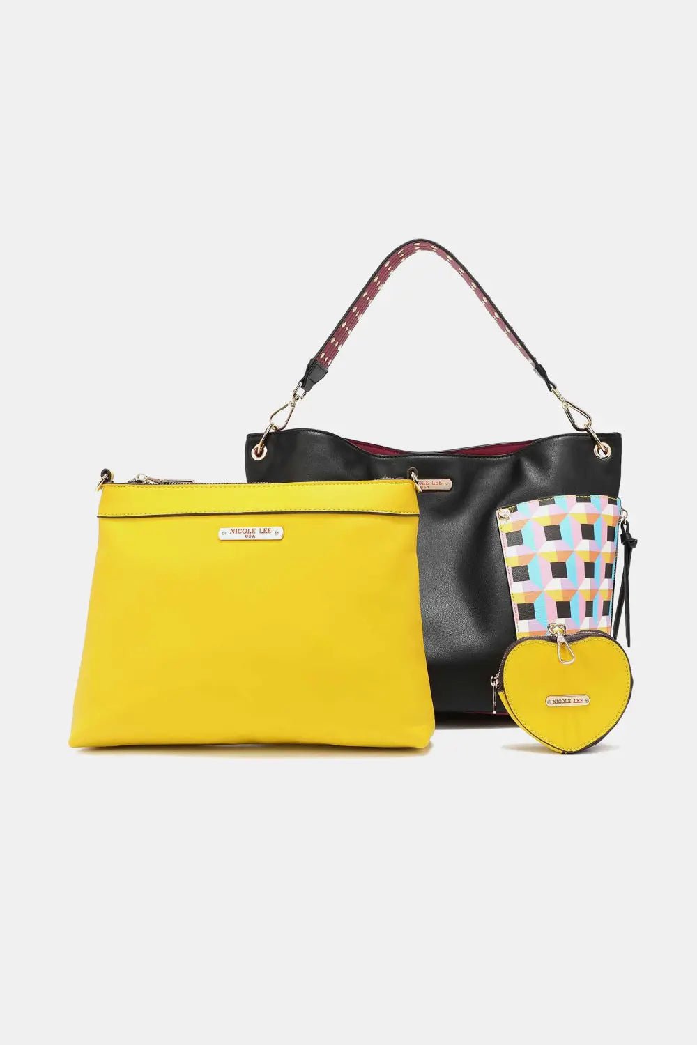 Nicole Lee USA Quihn 3 - Piece Handbag Set - Celeste