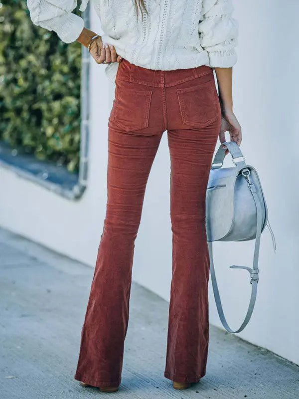 Seraphina - Corduroy Pants - Celeste