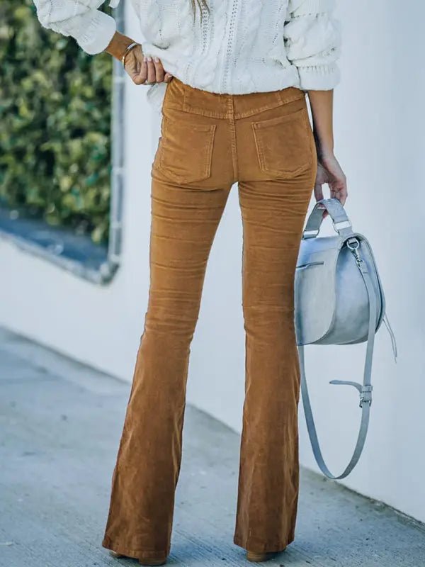 Seraphina - Corduroy Pants - Celeste