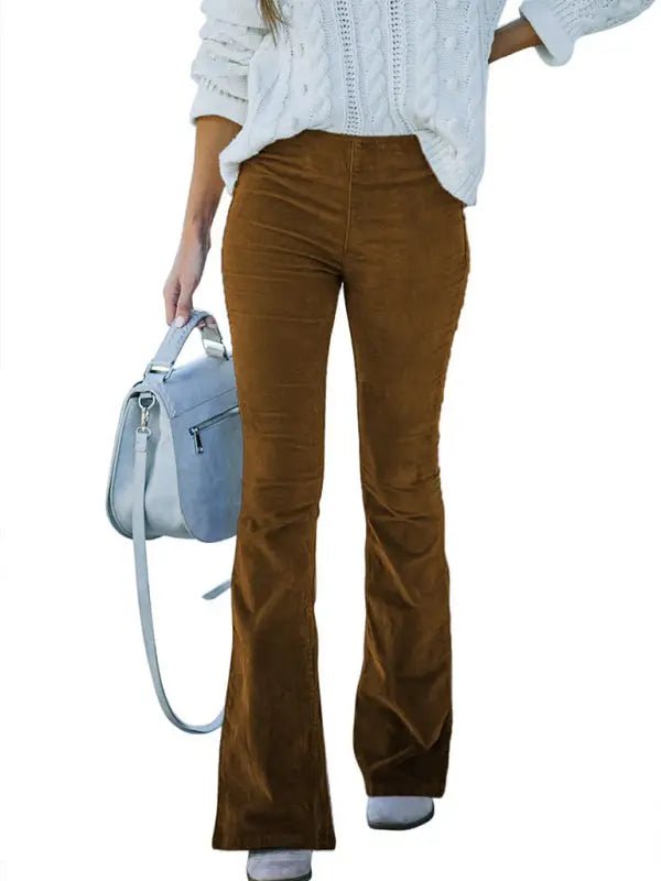 Seraphina - Corduroy Pants - Celeste