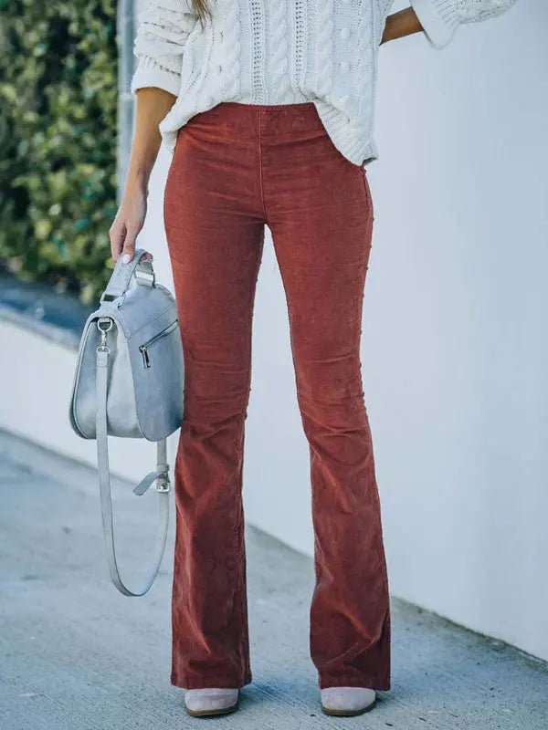 Seraphina - Corduroy Pants - Celeste