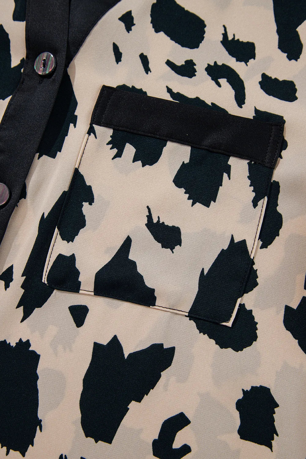 Button Up Long Sleeve Top and Pants Lounge SetLong Sleeve Top