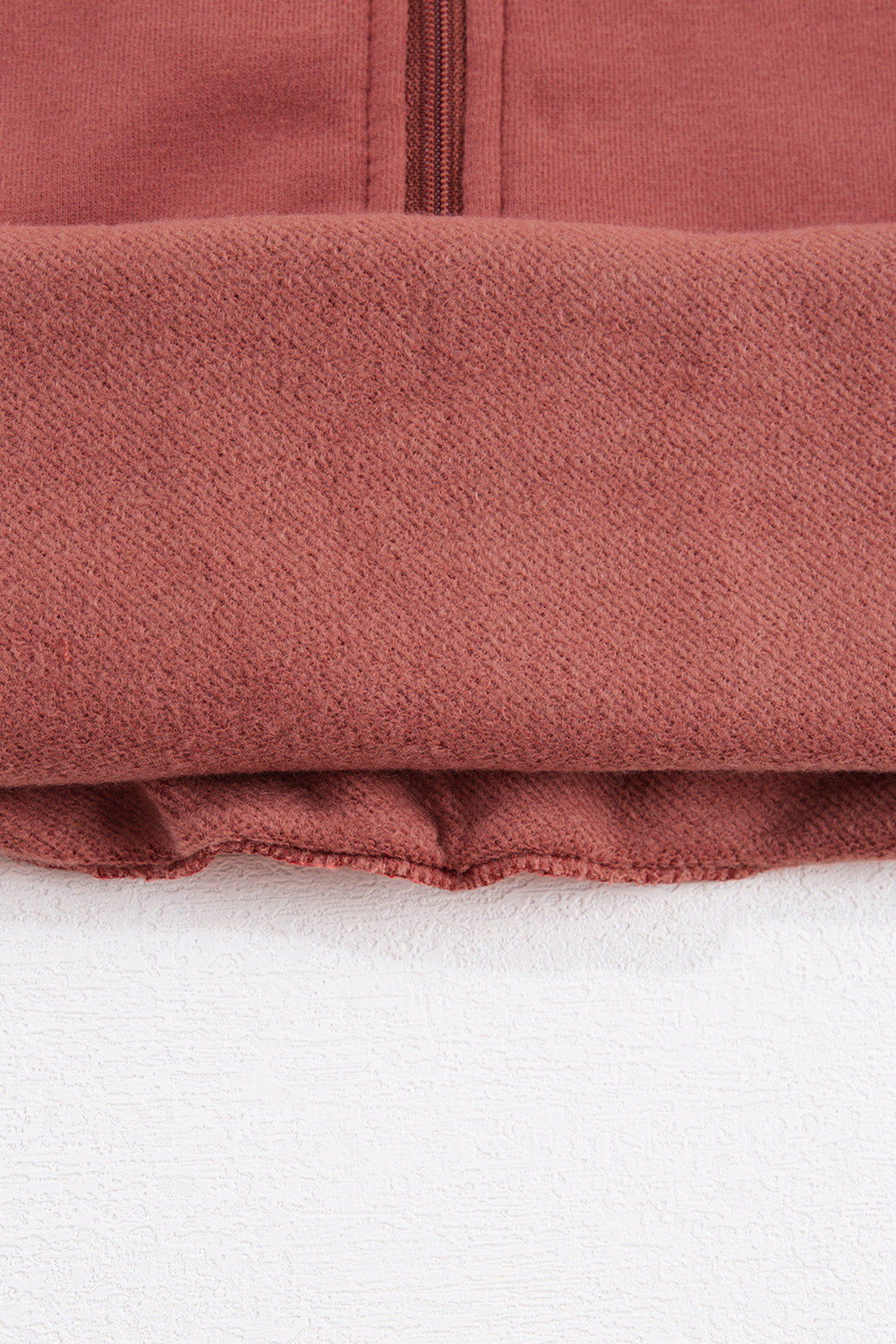 Brown Fleece Lined Sweatshirt - Celeste  Tops/Sweatshirts & Hoodies  