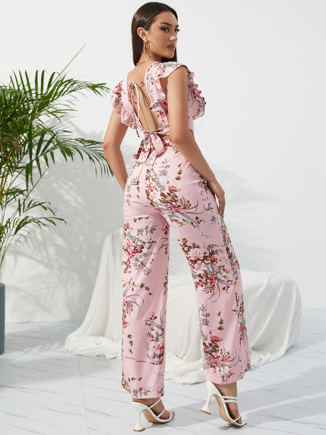 Honey zip up two piece loungewear set Celeste