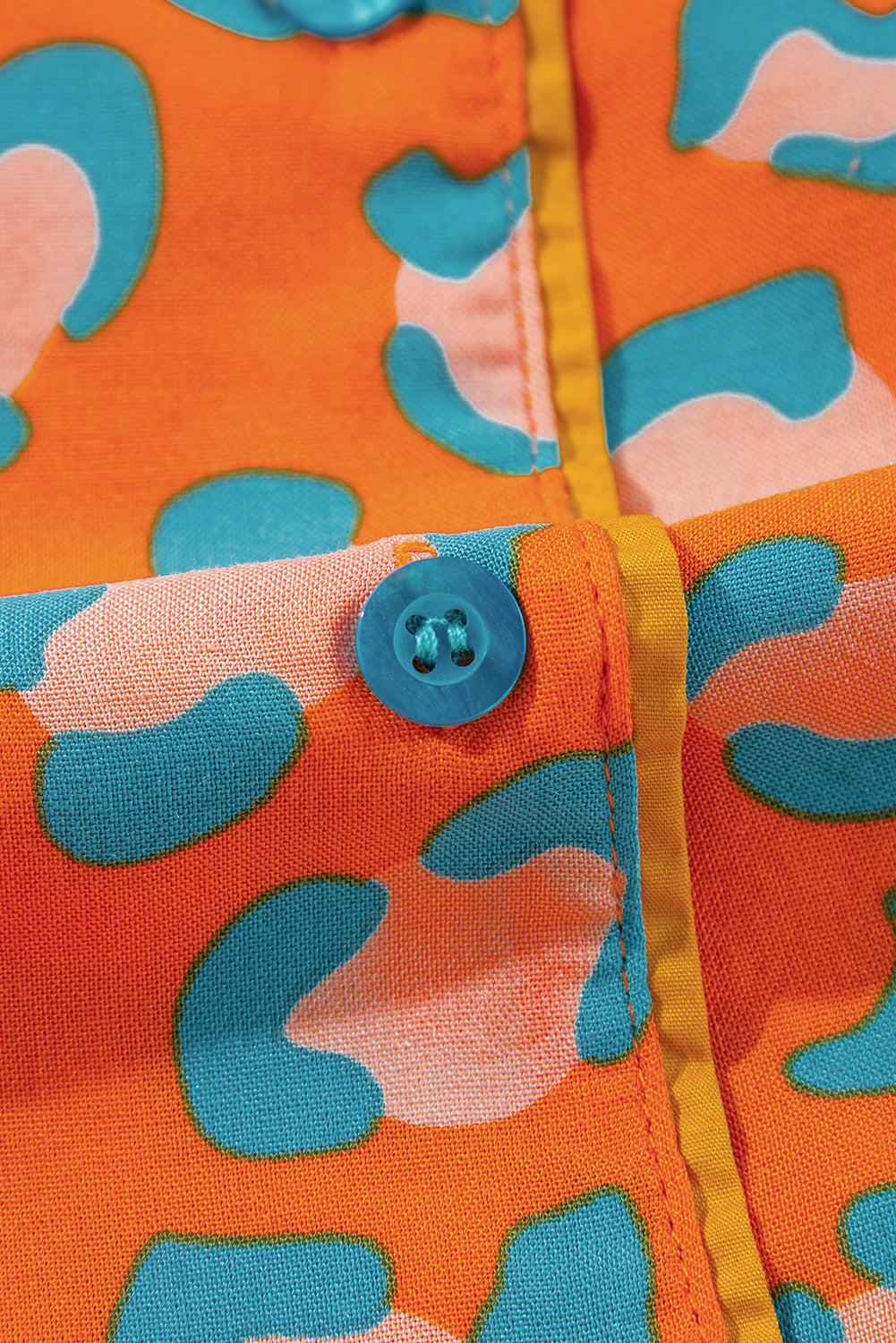 Orange Leopard Print Pajama Set - Celeste  Loungewear & Sleepwear/Sleepwear  