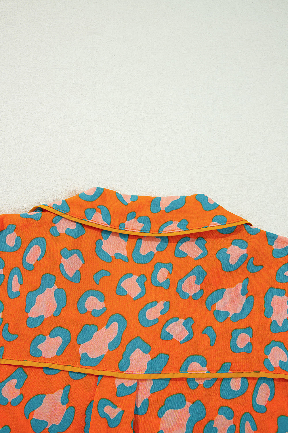 Orange Leopard Print Pajama Set - Celeste  Loungewear & Sleepwear/Sleepwear  