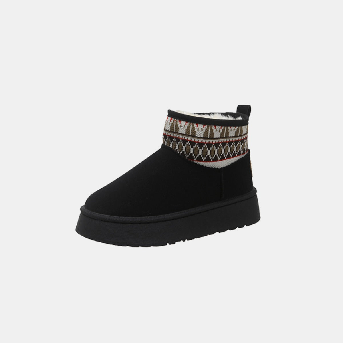 Thermal Suede Platform Boots - Celeste    