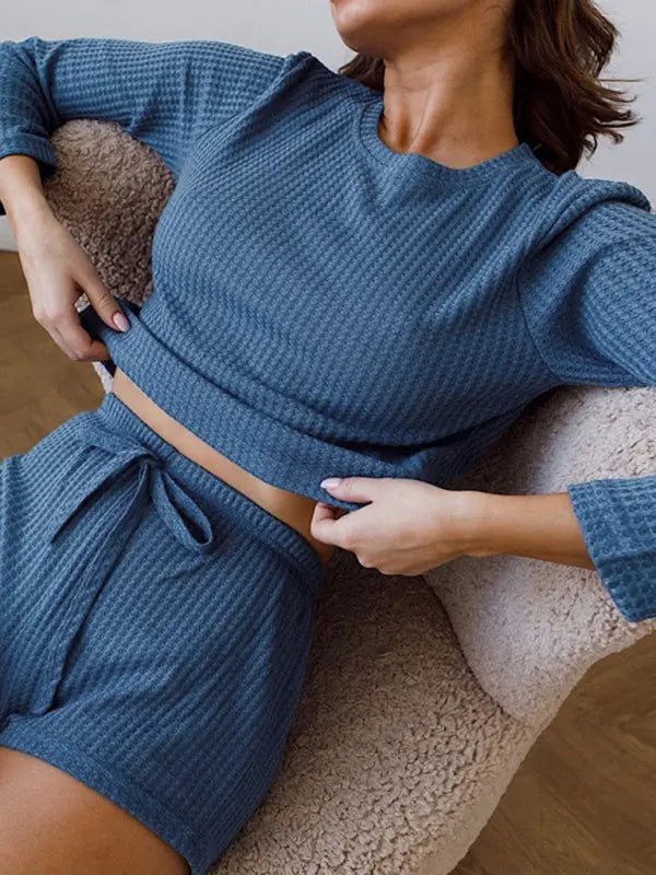 Autumn - 2-Piece Pajama Set - Celeste    