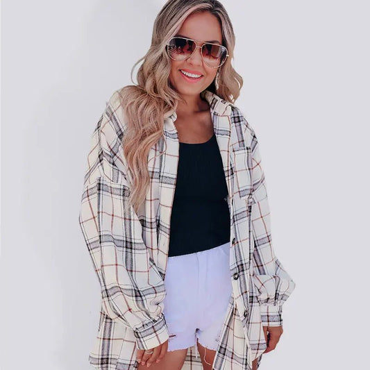 Better Than Your Boyfriend - Oversized Loose Top - Celeste    
