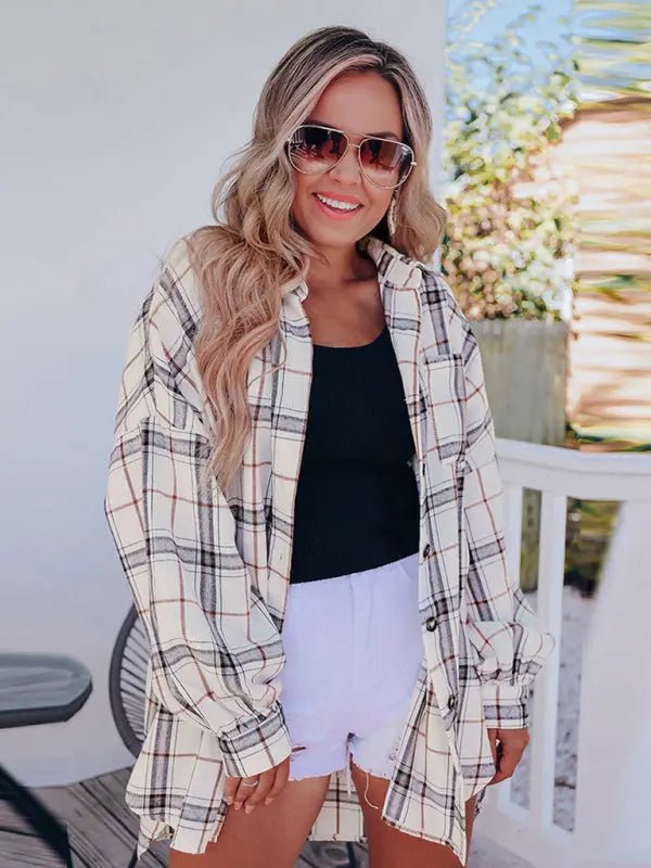 Better Than Your Boyfriend - Oversized Loose Top - Celeste    
