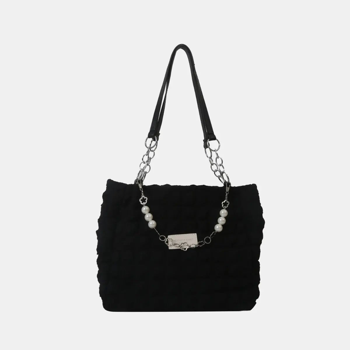 Bubble Textured Tote Bag - Celeste    