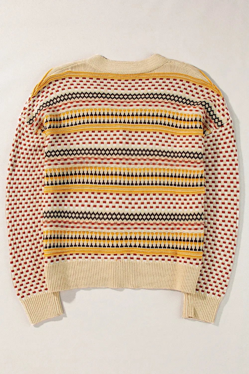 Button Up Long Sleeve Cardigan - Celeste    