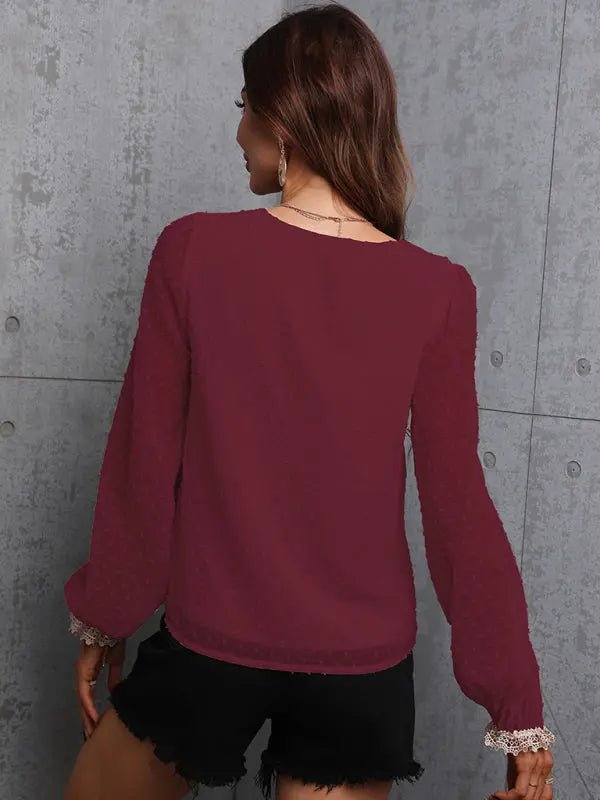 Chiffon -- Solid Top - Celeste    
