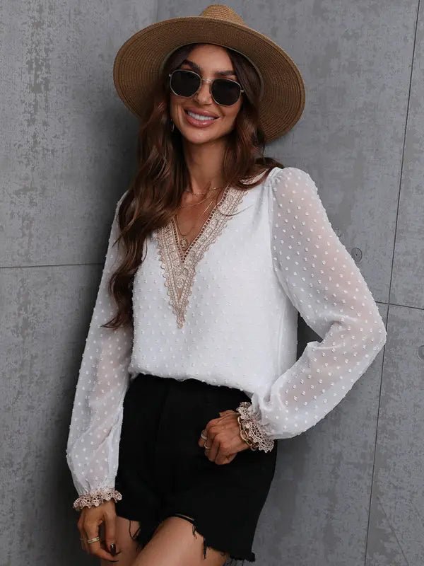 Chiffon -- Solid Top - Celeste    