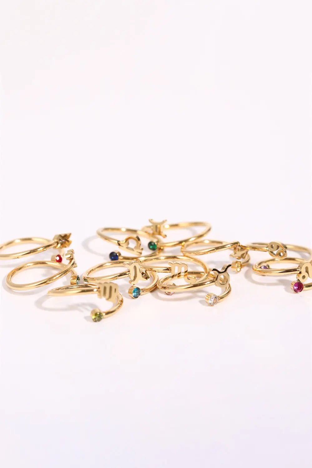 Constellation Stainless Steel Bypass Ring - Celeste    