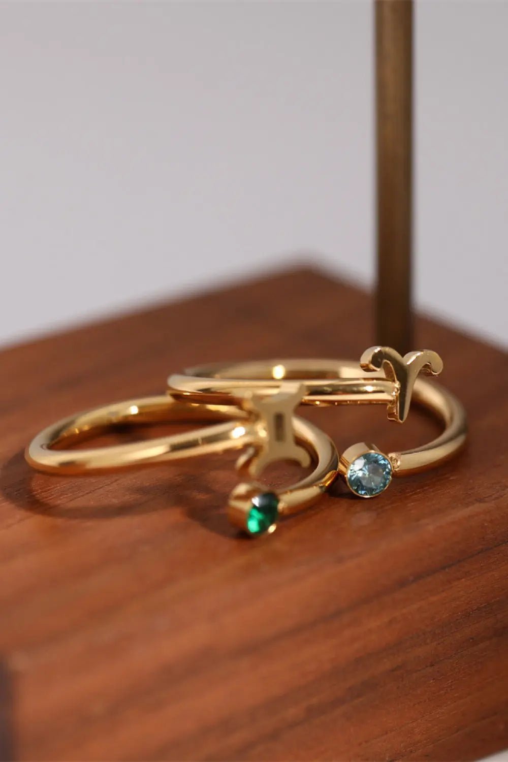 Constellation Stainless Steel Bypass Ring - Celeste    
