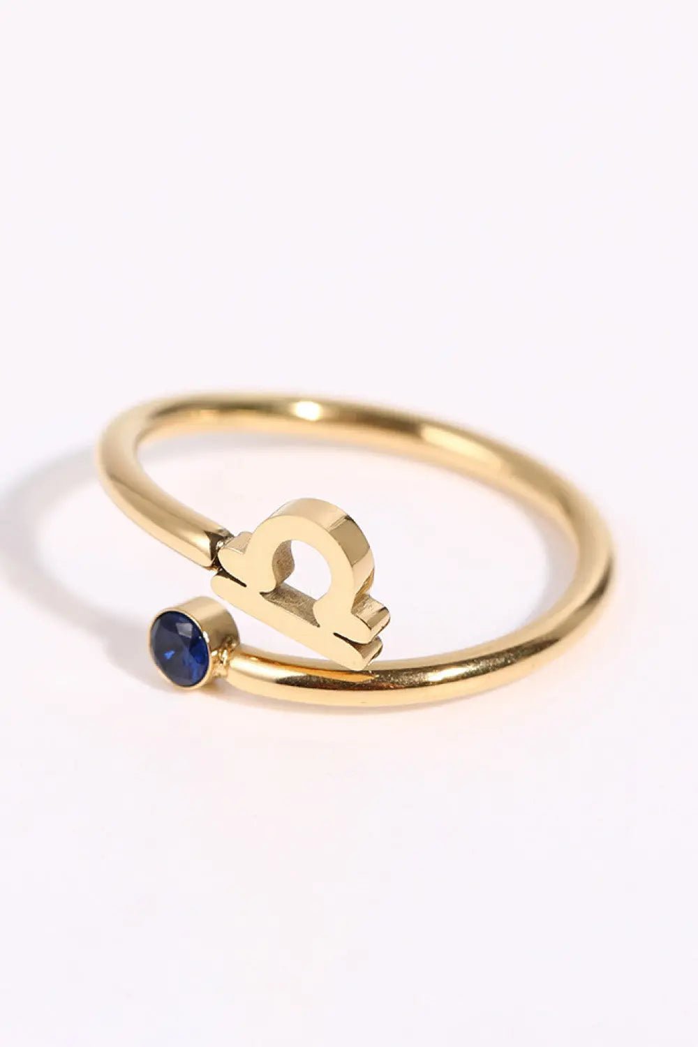 Constellation Stainless Steel Bypass Ring - Celeste    