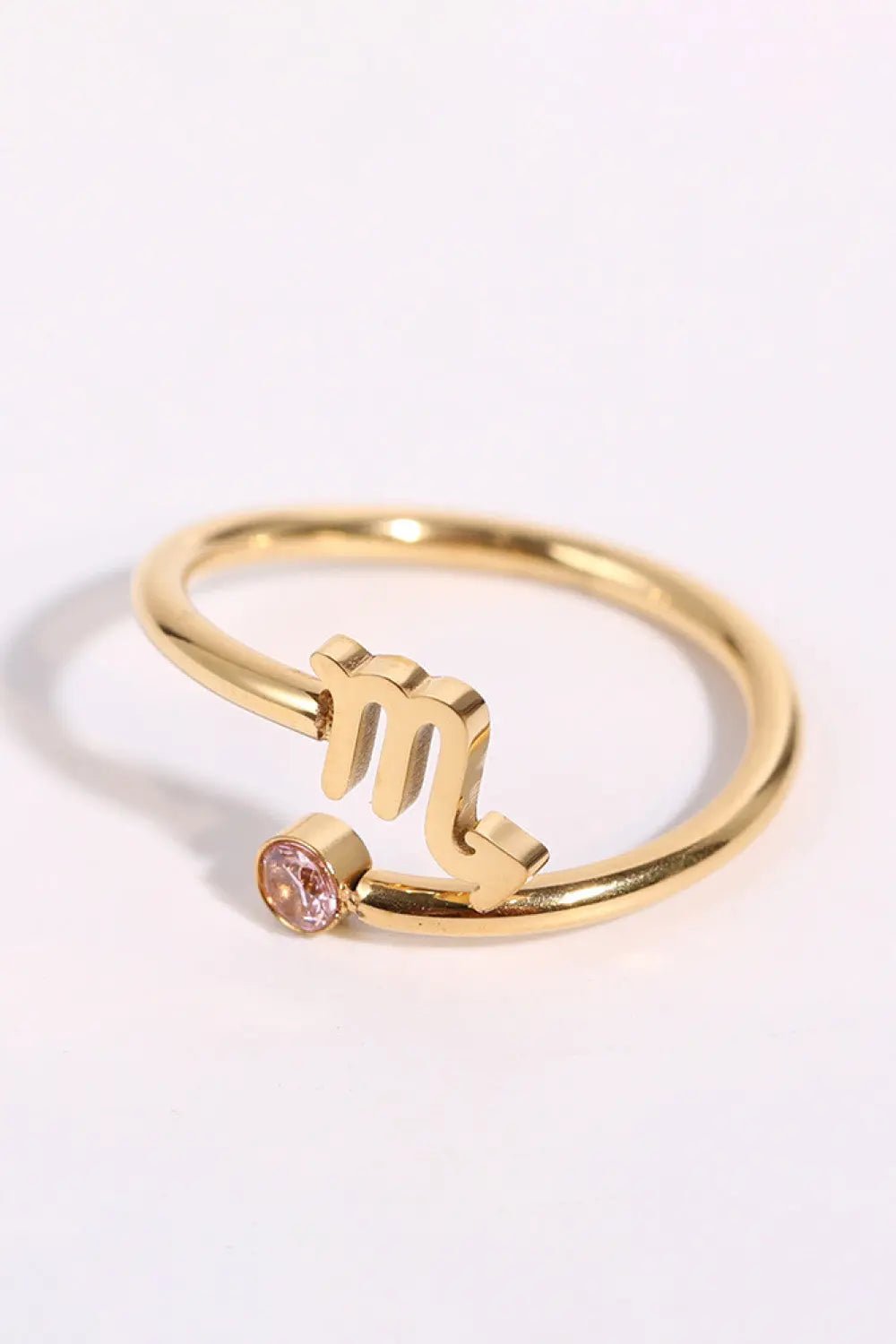 Constellation Stainless Steel Bypass Ring - Celeste    