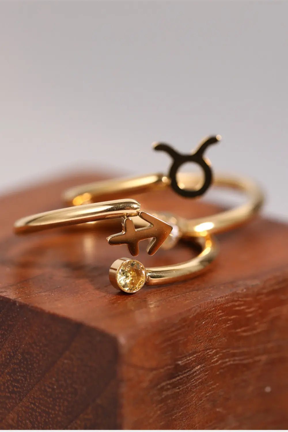 Constellation Stainless Steel Bypass Ring - Celeste    