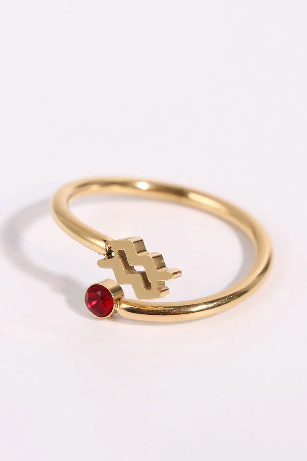 Constellation Stainless Steel Bypass Ring - Celeste    