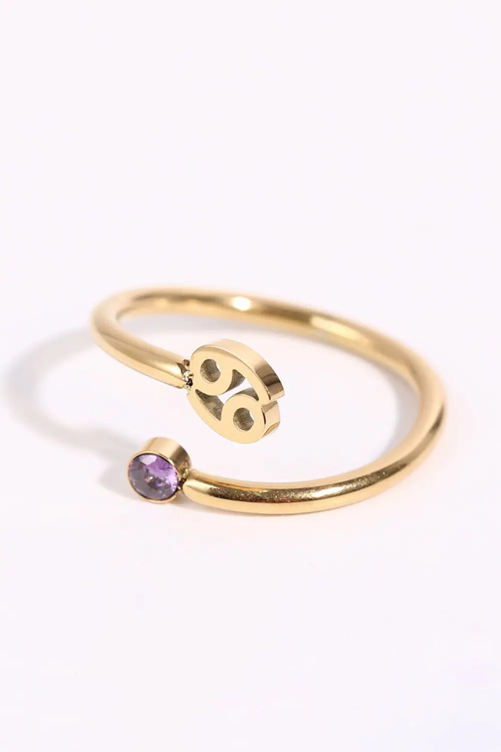 Constellation Stainless Steel Bypass Ring - Celeste    