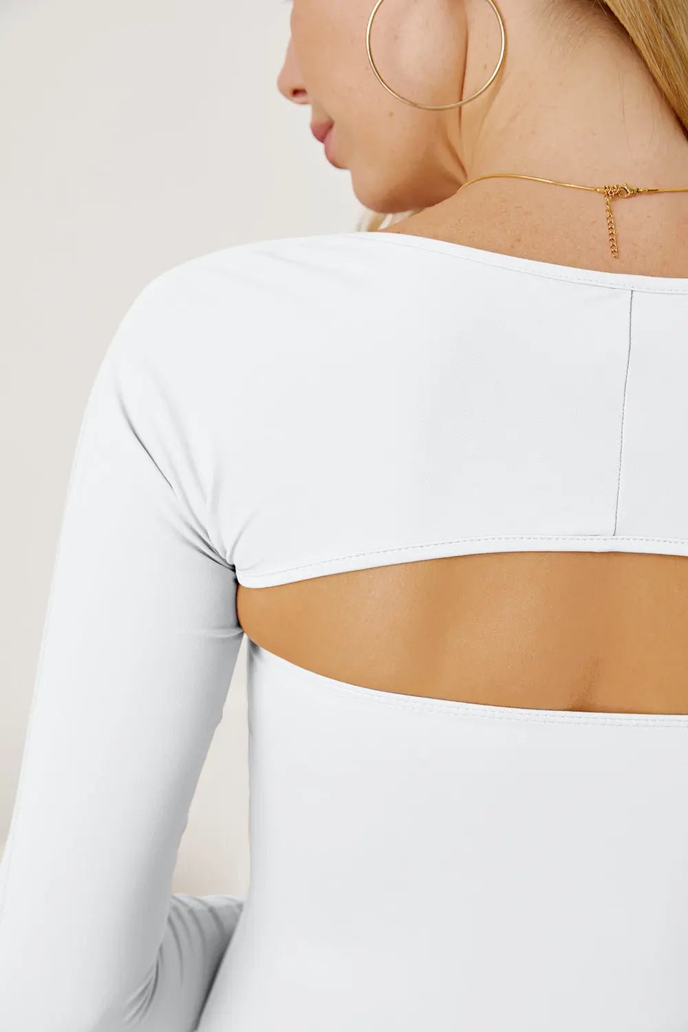 Cutout Raglan Sleeve Bolero and Tube Top - Celeste    