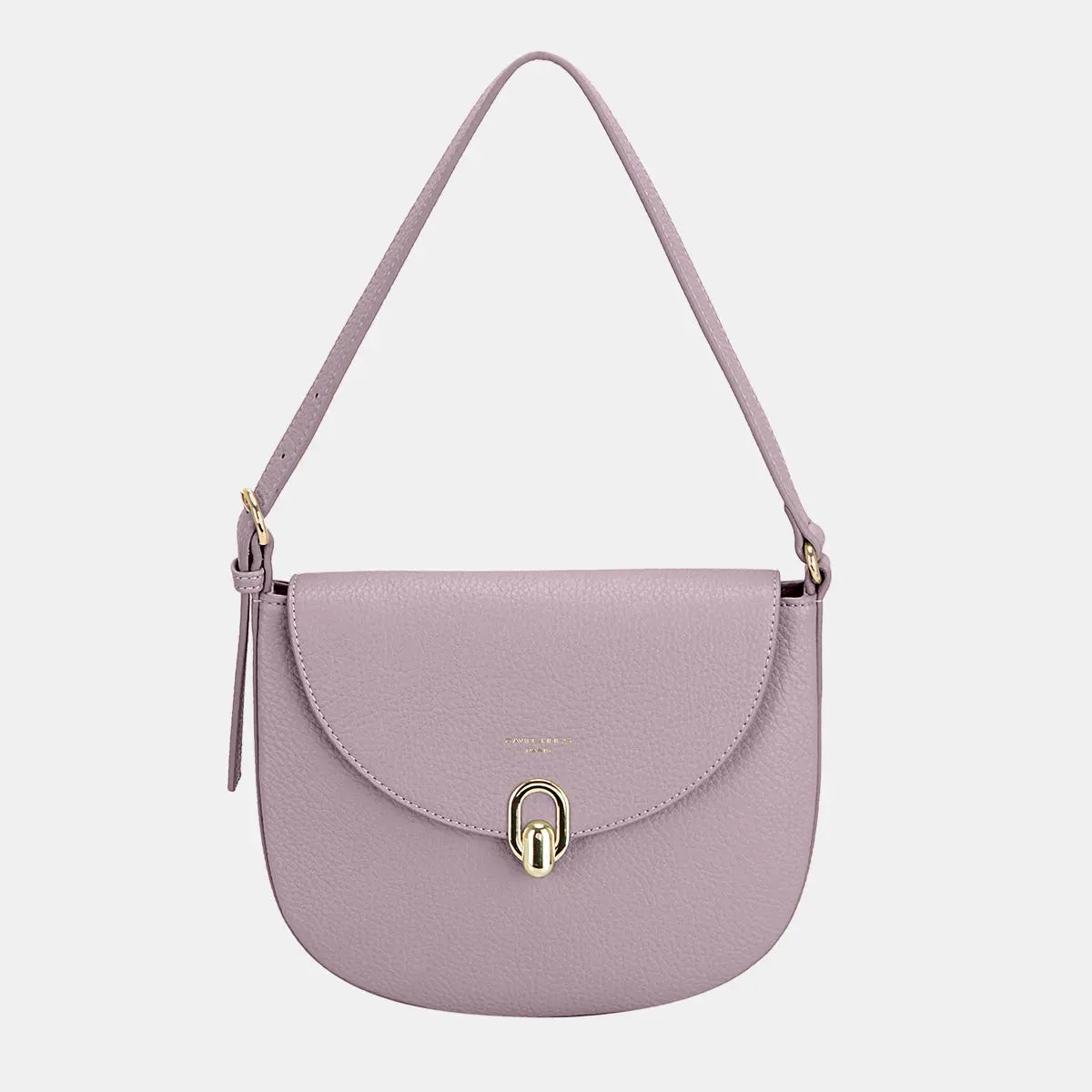 David Jones Metal Buckle Shoulder Bag - Celeste    