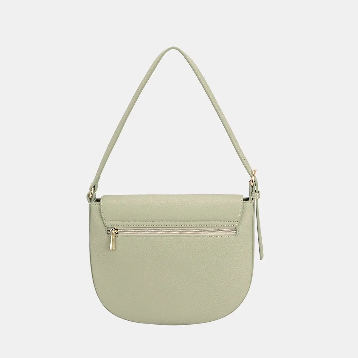 David Jones Metal Buckle Shoulder Bag - Celeste    