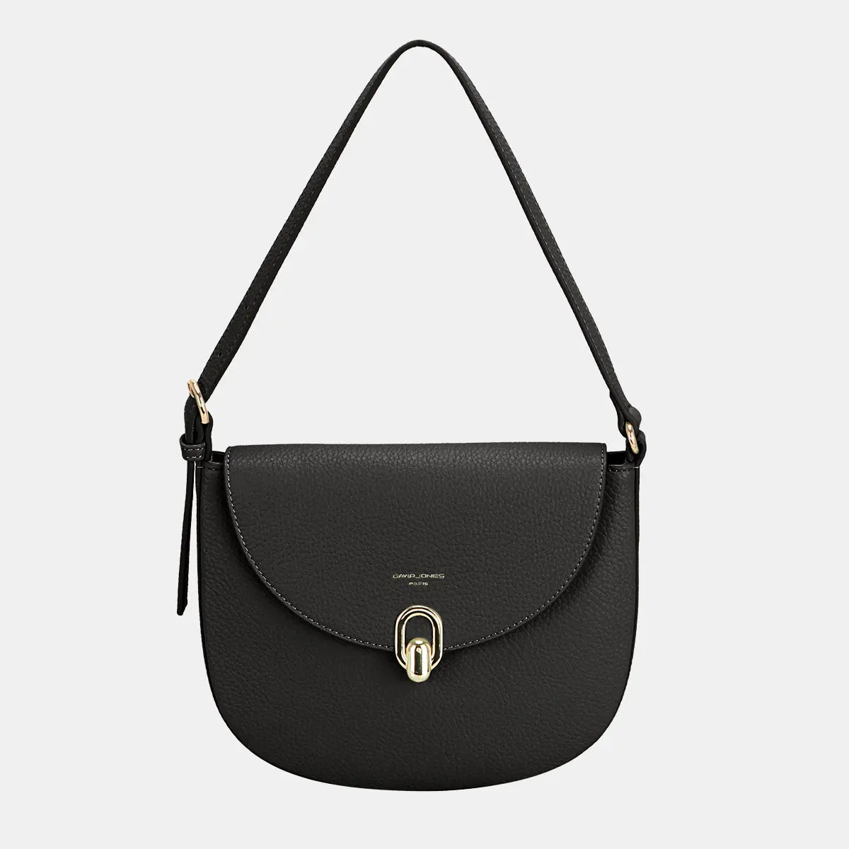 David Jones Metal Buckle Shoulder Bag - Celeste    