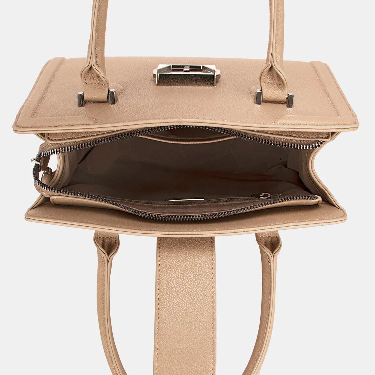 David Jones PU Leather Handbag - Celeste    