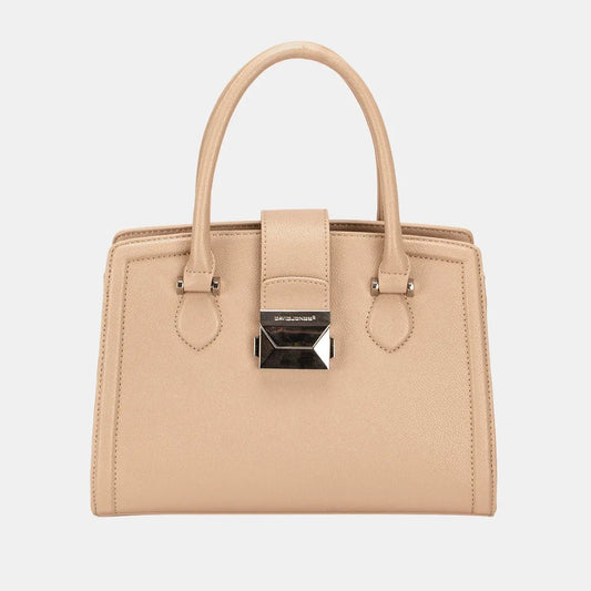 David Jones PU Leather Handbag - Celeste    