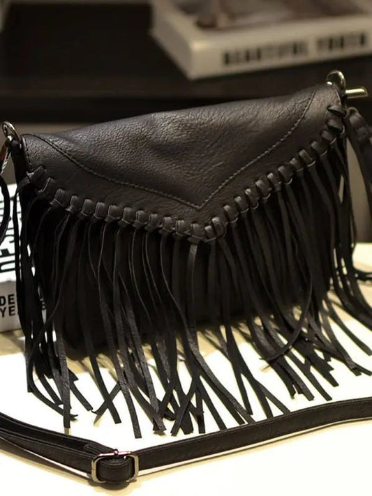 Envelope Tassel Messenger Bag - Celeste    