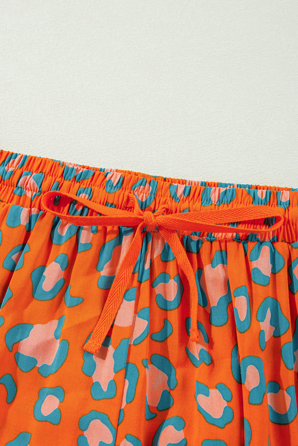 Orange Leopard Print Pajama Set - Celeste  Loungewear & Sleepwear/Sleepwear  