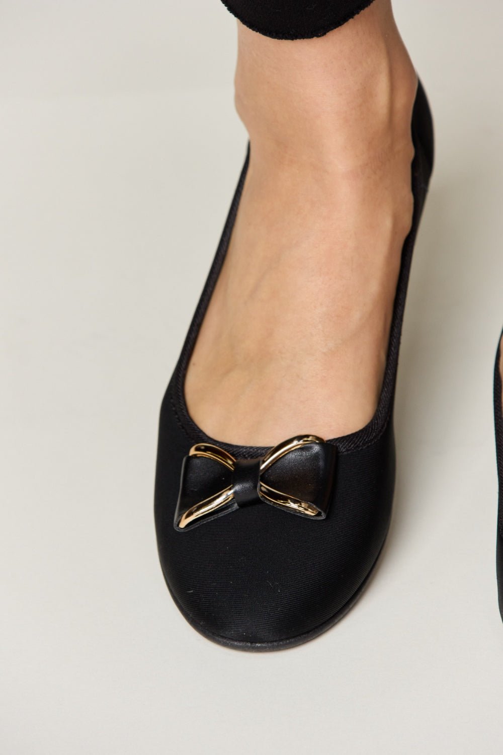 Forever Link Metal Buckle Flat Loafers - Celeste    