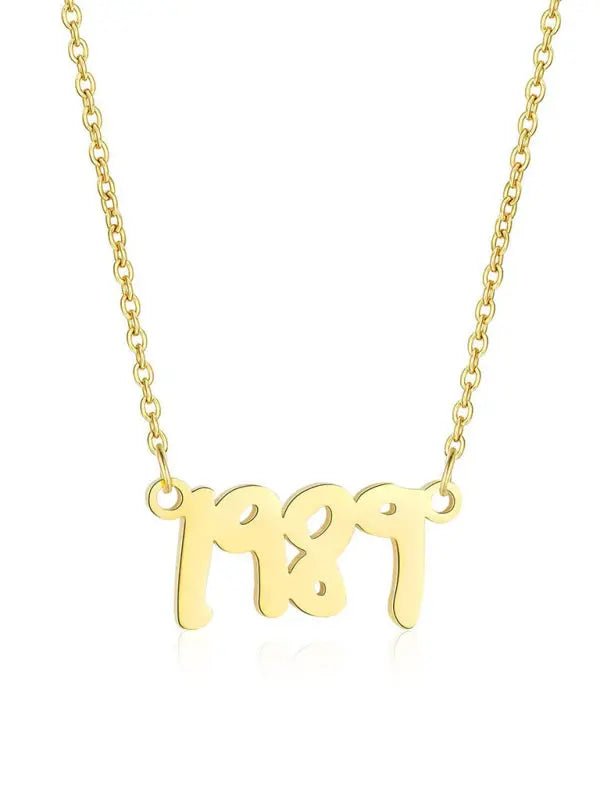Gold Necklace Pendant - Women - Celeste    