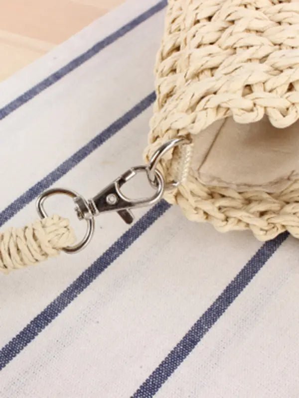 Half Moon - Hand Woven Bag - Celeste    